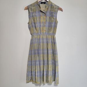 Vintage Louis Joone Plaid Summer Dress